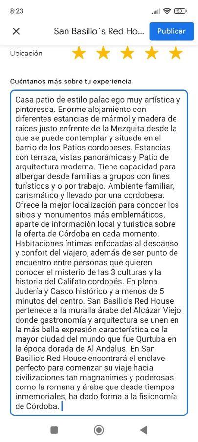 مبيت وإفطار قرطبة San Basilio'S Red House المظهر الخارجي الصورة